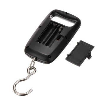 Masto Kablio Žuvies Svoris Mini Kabinti Masto Kišenėje Nešiojami 50kg LCD Skaitmeninis Kabinti Bagažo vienetą, kurio svoris Elektronų Balanso