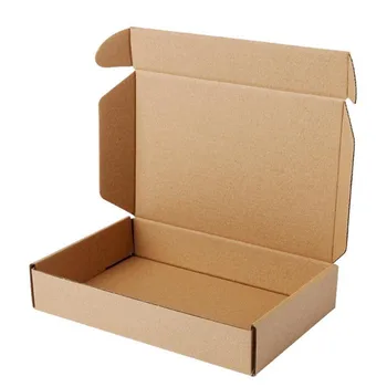 Mažmeninės 23*16*6cm 10vnt/daug Rudo Popieriaus Kraft Lauką Post Amatų Pack Dėžės, Pakuotė, Laikymo Kraft Popieriaus Dėžės, Pašto Dėžutės PP774