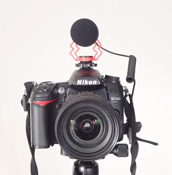 Mcoplus VM-D02 Mikrofonas-Kamera Vaizdo Įrašymo Mic Microfone, skirta 