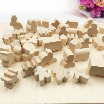 Medienos granules, Souptoys 25pc 10-30mm blokai žaislas handmad organinių kūdikių turėtojas žaislai, gamtos slaugos mediniai kūdikio gimimo dovana