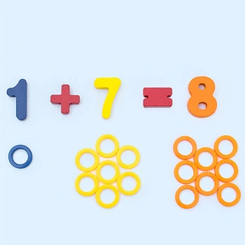 Mediniai Žaislai Montessori Ugdymo Vaikų Valdybos Matematikos Žvejybos Vaikų Ikimokyklinio Montessori Skaičiavimas Geometrija žaislai vaikams