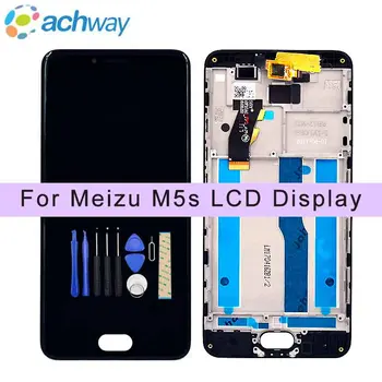 Meizu M5S LCD Ekranas Jutiklinis Ekranas skaitmeninis keitiklis Asamblėjos M612Q M612M Ekranas +Rėmas Pakeitimo MEIZU M5 Mini LCD+Nemokamas Remonto Įrankiai