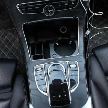 Mercedes Benz C E GLC Klasės W205 X253 W213 S213 C238 Automobilinio Plastiko Centrinės Konsolės Laikymo Dėžutė Puodelio Laikiklis Automobilių Reikmenys