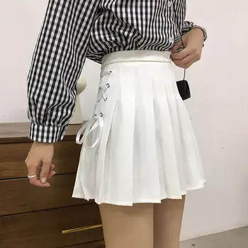 Mergaičių mokyklos studentas Klostuotas sijonas moterims pigūs daiktai vientisos baltos laisvalaikio kelnės moterims, kelnės mados 2021