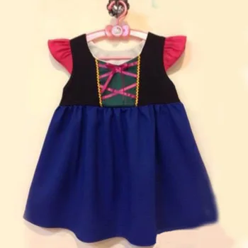 Merginos Princesė Cosplay Suknelės 2 3 4 5 6 metų amžiaus Vaikai Šalis Kostiumas Atsitiktinis Nešioti Vasarą Baby Girl Rapunzel Bell Suknelė
