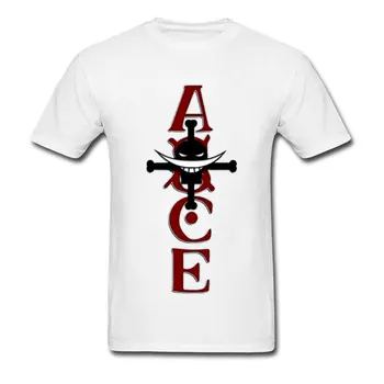 Mes Piratų T-shirt Ace Vyrų Marškinėlius Elnias Chopper Print T Shirt Ace Kaukolė Laišką Tee Vienas Gabalas Luffy Kapitonas Viršūnes Užsakymą Parduotuvė