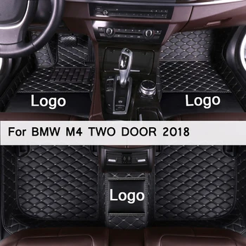 MIDOON oda Automobilių kilimėliai BMW M4 DVIEJŲ DURŲ (KETURIOS SĖDYNĖS) 2018 Custom auto pėdų Pagalvėlės automobilių kilimų dangtis