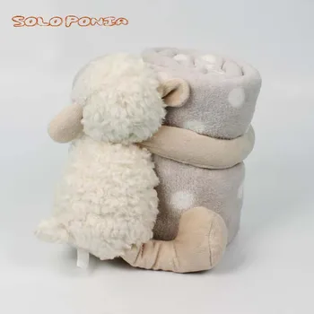 Mielas 33cm Avių Pliušinis Žaislas 100*75cm Kūdikių Antklodė 