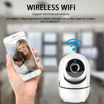 Mielas Wifi, Auto Sekimas Žmogaus Debesis Kamera 1080P Belaidės IP Kameros Home Security Priežiūros CCTV Tinklo, IP CAM, WIFI-CAM