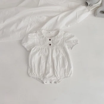 MILANCEL baby girl drabužiai nėrinių apykaklę kūdikių bodysuit ilgomis rankovėmis kūdikiams, mergaitėms jumpsuit baby girl vasaros drabužių