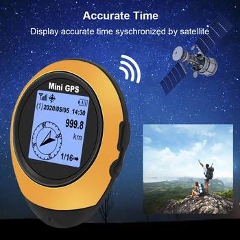 Mini GPS Navigacija, Kompasas, Palydovinės GPS Positioner Nešiojamą Stebėjimo Locator Savirašio Prietaiso Lauko Sporto Kelionės, Žygiai