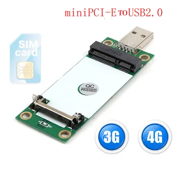 Mini PCI-E Wireless WWAN USB 2.0 Adapteris Kortelę, SIM Kortelės Lizdas WWAN/LTE Modulis 3G/4G už 