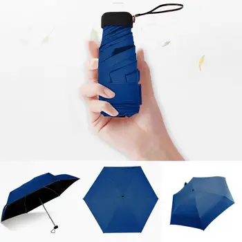 Mini Pocket Skėtis Moterų UV Mažas Skėčiai 180g Lietaus Moterų Vandeniui Vyrų Saulės Skėtis Patogus Merginos Kelionės Parapluie Vaikas
