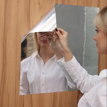 Minkštas Veidrodis Lipdukas Veidrodis viso Kūno veidrodis-poveikis aplinkosaugos ¾enklelis Veidrodis plastikinės Lipnios Sienos Lipdukai Rankų darbo Minkštas mirror #40