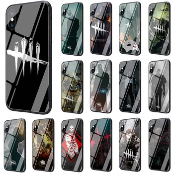 Mirusiųjų Dienos Grūdinto Stiklo, minkštas telefono dangtelį case for iphone 5 5s SE 2020 6 6s 7 8 plus X XR XS 11 12 pro Max 12 Mini