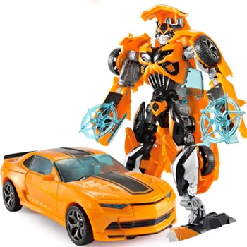 Modelio Transformacijos Robotas Automobilių Veiksmų žaislai, Plastikiniai Žaislai, Paveikslas Žaislai-GERIAUSIA Dovana Švietimo Vaikai 19.5 cm pvc Popieriaus paketas
