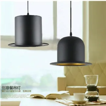 Modernaus Stiliaus šviestuvai lempos Jeeves Wooster Top Hat Pakabukas Dome bžūp LED lempos, kopijuoti aliuminio arba Originalą pūkas