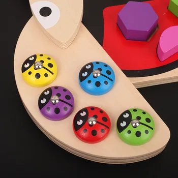 Montessori įdomus ankstyvojo ugdymo vaikų žvejybos žaislas nustatyti vaikų Magnetinės Medinės Dėlionės, žaislai berniukų ir mergaičių amžiaus 1-3 metai