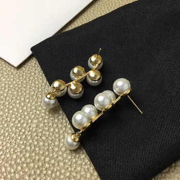 Moterų prabangos prekės S925 sterlingas sidabro auskarai Originalus mados paprasta ir high-end dizaino papuošalų boutique dovanos