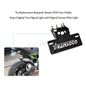 Motociklo Sparnas Eliminator Licenciją Plokštės Rėmas Laikiklis Licencijos Turėtojas, KAWASAKI Z900 Z 900 2017 2018 2019 2020