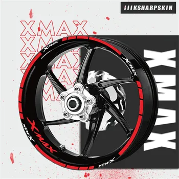 Motociklų aksesuarų atspindintis padangų lipdukas motociklo premium lipdukas vandeniui varantys lipdukas, SKIRTAS YAMAHA XMAX 250 300 2018