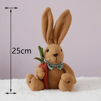 Mousemic Mielas triušis pliušinis lėlės pink rabbit lėlė baby dovanų bunny lėlės mielas žaislas kalėdų dovana gimtadienio, gražių gimtadienio žaislas