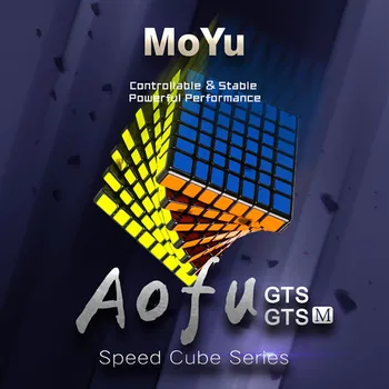 MoYu Aofu 7x7x7 GTS M cubo 7x7 Magnetinio magija galvosūkį cubo Magija Kubeliai 7x7x7 Greitis Kubas