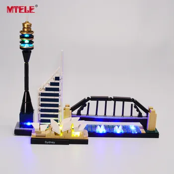 MTELE Prekės LED Light Up Kit Architektūros Sidnėjus Žaislai Suderinama Su 21032 (neįeina Modelis)