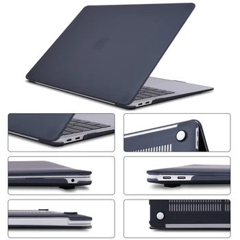 MTT Kristalų Matte Nešiojamojo kompiuterio Atveju, Macbook, Pro, Air 11 12 13 15 16 funda 2020 Laptop Sleeve For Macbook Pro 13 coque a2251 a2179