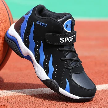 Mudipanda batai+, vyrų ir vaikų krepšinio bateliai neslidžiais rudenį aukštos padėti kvėpuoti berniukas sportiniai bateliai didelis berniukas 38
