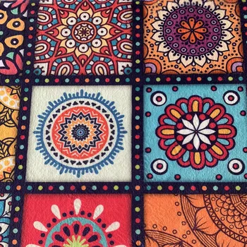 Namo svetainės kiliminė danga miegamajame, neslidžia Bohemijos mandala Europos retro geometrinis modelis apvalus kilimas gėlių įrašas antklodė Słomianka