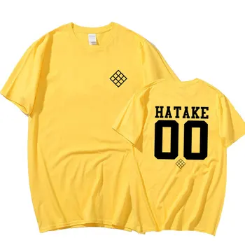 Naruto t-shirt Hatake Klanas Ženklelis Vyrų Vasaros Harajuku Unisex Trumpas Rankovės marškinėliai Japonų Anime marškinėliai Juokinga Spausdinti Streetwear