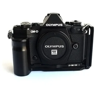 Natūralios atrankos būdu FLO-EM5II L Laikiklis QR Plokštė Vertikalus Veidrodinis Fotoaparatas Laikiklis Olympus OMD E-M5 Mark II 