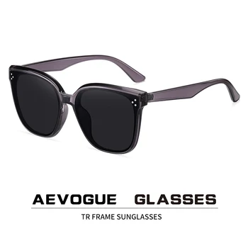 Nauja stiliaus akiniai nuo saulės vyrams, moterims su TR90 didelis rėmas mados akiniai nuo saulės nailono akiniai nuo saulės AE0967