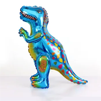Naujas 4D 3D Dinozaurai Aliuminio Plėvelę, Balionas Triceratopsas Vaikų Gimtadienio Mielas Asamblėjos Tyrannosaurus Balionas ny3