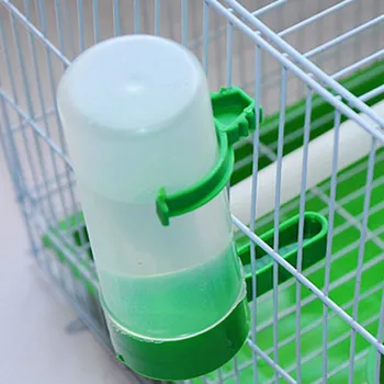 Naujas 4Pcs /Set Naminių Paukščių Pet Vandens Mechaninė Girtuoklis Maisto Finansuojančiojo Waterer Įrašą Plastiko Naujas sandėlyje