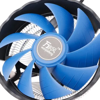 Naujas Atvykimo 12cm Blue Blade Aliuminio PC CPU Aušintuvo Aušinimo Ventiliatorius Intel 775/1155 AMD 754/AM2 Kompiuterių Gerbėjai ir Aušinimo