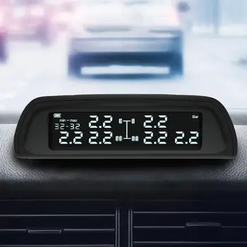 Naujas Auto Sunkvežimių PSSS Automobilių Belaidžio Padangų Slėgio Stebėjimo Sistema Su 6 Išorinių Jutiklių, Keičiamo Akumuliatoriaus LCD Ekranas