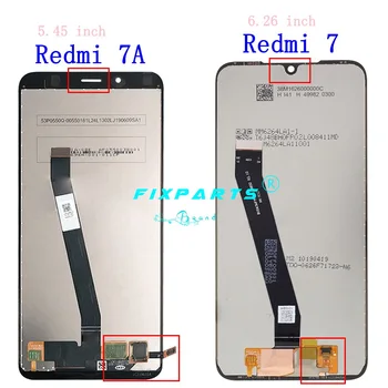 Naujas Ekranas Xiaomi Redmi 7 LCD Redmi 7A Ekranas Jutiklinis Ekranas skaitmeninis keitiklis Asamblėjos Redmi 7, 7A LCD Ekranas atsarginės Dalys