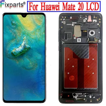 Naujas Huawei Mate 20 LCD Ekranas Jutiklinis Ekranas skaitmeninis keitiklis Asamblėjos atsarginės Dalys Huawei Mate 20 HMA-29 Ekranu