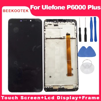 Naujas Originalus Už Ulefone P6000 Plius LCD&Touch ekranas skaitmeninis keitiklis Ekrano modulis priedai Pakeitimo Įrankiai
