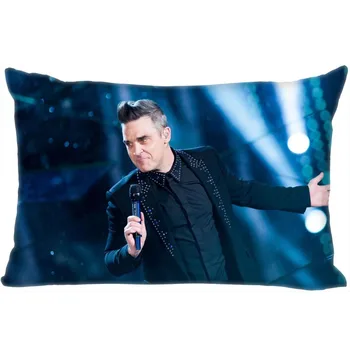 Naujas Robbie Williams Užvalkalas Satino Audinys Šviesus Sklandžiai Stačiakampio Užtrauktukas Pagalvių Užvalkalai Namų Vestuvių Dekoratyvinis Už Draugo Dovaną