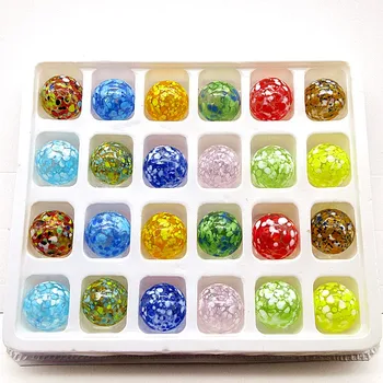 Naujas Užsakymą rankų darbo Murano stiklo rutuliukai Rutuliukai papuošalai akvariumas namų dekoro vaza užpildyti aksesuarų vaikams puzzle žaidimas, žaislai
