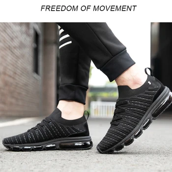Naujas vyrų sporto sportbačiai juoda vaikščiojimo batai kvėpuojantis onemix sporto sportbačiai plius batų dydis US12.5 patogūs bėgimo batų