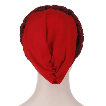 Naujas Šilkinis Šviesios Vielos Tinklelio Turbaną Skrybėlę Moterys Islamo Vidinis Hijab Kepurės Musulmonų Skarelė Chemo Headwrap Beanies Plaukų Aksesuarai