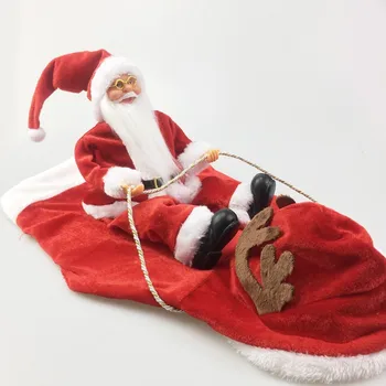 Naujas Šunelis Kalėdų Drabužius Santa Claus Stiliaus Transformuota Kailis Katė, Šuo Drabužių Juokingi Gyvūnai Kostiumas Kalėdų Ropa Para Perro