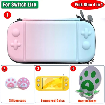 Naujausias Rožinė Mėlyna Kelionės Apsauginiai Saugojimo Krepšys Nintend Jungiklis Nintendo Jungiklis Lite Mini Konsolės Atveju Žaidimas Priedai