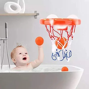 Nauji Karšto Bamblys Vonios Žaislai Vaikams, Krepšinio Lankai Vonia Vandens Žaisti Baby Girl Berniukas SMR88