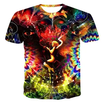 Nauji marškinėliai vyriški aukštos kokybės vyriški T-shirt trumparankoviai naujų spalvų modelio 3D spausdinimo mados gražus vyriški T-shirt