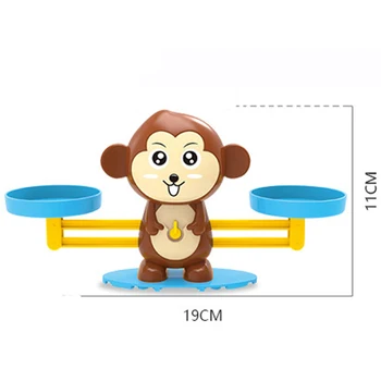 NAUJŲ Gyvūnų Balansas Žaislas Mielas Mažas Dydis Vaikų Ikimokyklinio Montessori Dovanos Skaičius Mokymosi Švietimo Žaidimas Karvė Beždžionė Pingvinas